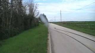 Cammed 53 Silverado Burnout and flyby [upl. by Tlaw]