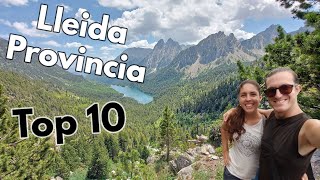 🔴 Los 10 LUGARES más Bonitos que ver en LLEIDA PROVINCIA CATALUÑA 4K  España [upl. by Ijan555]