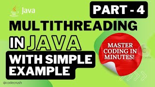 Multithreading In Java  Thread Class vs Runnable Interface  Java Multithreading Example [upl. by Pippo460]