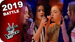 Harry Styles  Sign of the Times MimiampJosiKimberlyGreta  The Voice Kids 2019  Battles  SAT1 [upl. by Jesse]