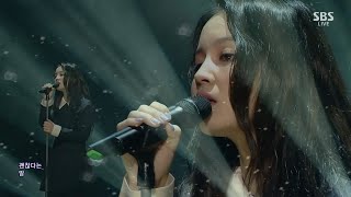 LEE HI  한숨 BREATHE 0327 SBS Inkigayo [upl. by Erastatus]