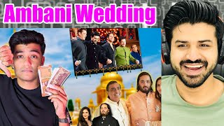 Pakistani react What ACTUALLY Happened at the Ambani Wedding Slayy Point Reaction  Reaction Vlogger [upl. by Nauqed]