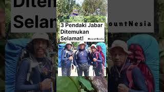 3 Pendaki Tasik yang Hilang di Gunung Balease Ditemukan Selamat [upl. by Neirda675]