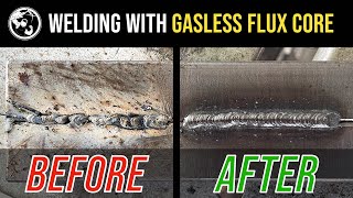 Gasless Flux Core for Beginners 1 BIG Thing [upl. by Mosora]