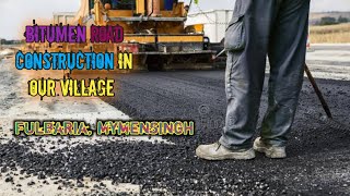 Bitumen road construction in Bangladesh  Fulbaria Mymensingh  Xtrem Tech BD [upl. by Nancee946]