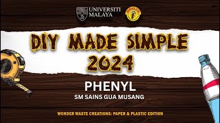 DIY MADE SIMPLE 2024  PHENYL  SM SAINS GUA MUSANG [upl. by Eilla870]