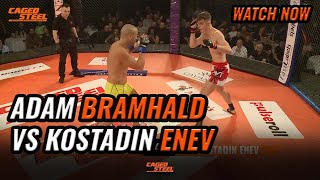 Adam Bramhald Vs Kostadin Enev  WORLD TITLE Caged Steel 27 cagedsteel27 [upl. by Hardman]