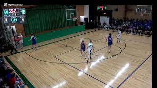 Immanuel Lancers vs Mondovi Buffaloes Boys Varsity Basketball [upl. by Schulein]