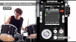 Introducing OLYMPUS LS100 Linear PCM Recorder Multitrack Recording [upl. by Gnirol240]