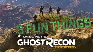 5 Fun Things To Do in Ghost Recon Wildlands [upl. by Debarath]