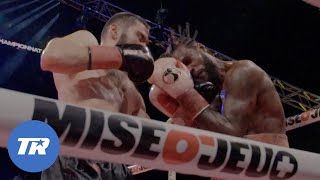 Super Slow Motion Angle of Artur Beterbiev Knocking out Marcus Browne for his 17th Straight KO [upl. by Omiseno]