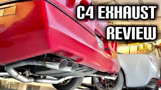 C4 Corvette Exhaust Review [upl. by Lirret]