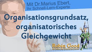 Organisationsgrundsatz organisatorisches Gleichgewicht [upl. by Ramyar465]