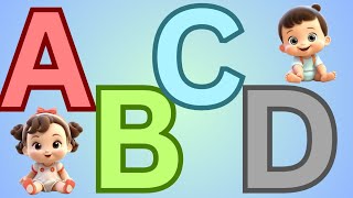 A B C D E F G H I J K L M N O P Q R S T U V W X Y Z  English Alphabets for pre school kids  A to Z [upl. by Chara937]