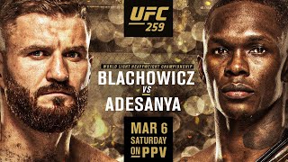 BLACHOWICZ VS ADESANYA UFC259  FULL FIGHT  BLOOD EVERYWHERE [upl. by Enylodnewg]