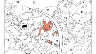 Lilo amp Stitch coloring [upl. by Innad]