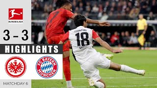 Frankfurt gegen vs Bayern München 3  3  Highlights  Bundesliga 202425  6th October 2024 [upl. by Renaldo]