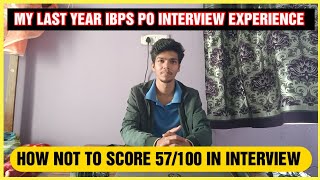 My IBPS PO INTERVIEW experience last year  How not to ruin your interview  ibpspo interview [upl. by Asseral613]