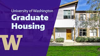 UW HFS  University of Washington Graduate Housing [upl. by Ricky842]