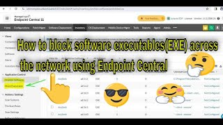 How to block software executablesEXE across the network using Endpoint Central [upl. by Aiem]