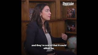 AOC and Bernie Sanders on the Choice Between Socialism and Barbarism [upl. by Einnep]