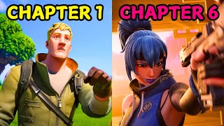 Fortnite Chapter 1 VS Chapter 6… [upl. by Eetsirk888]