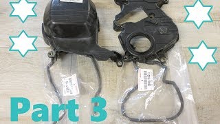 Project Altezza  Service 1G FE Engine  Timing Belt Covers Part 3 [upl. by Tarkany]