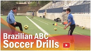 Soccer Tips  Brazilian ABC Drills  Coach Gerhard Benthin [upl. by Ainet]