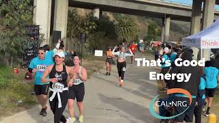 CalNRG sponsors quotEnergy Zonequot at the Ventura Marathon [upl. by Diet419]