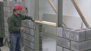 How to Install a Steel Door Frame in Masonry Construction  Steel Door Institute [upl. by Aitenev]