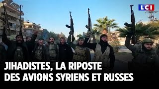 Jihadistes la riposte des avions syriens et russes｜LCI [upl. by Aicital443]