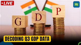 Live Indias Q3 GDP Surprises At 84 Beating Estimates  Why The Gap Between GDP amp GVA [upl. by Heyes]