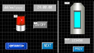 Vijeo Designer 61 Tutorial 1 Basic Project [upl. by Anailuig]