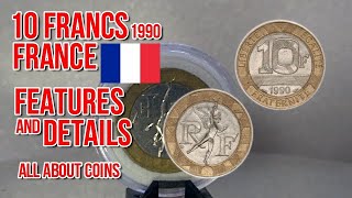 10 Francs 1990  France  Features and Details  All About coins [upl. by Dympha345]