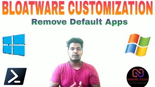 Bloatware Customization  Remove Windows Default Apps  In Tamil [upl. by Hyde]