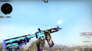 CSGO  M4A4  Desolate Space WellWorn [upl. by Miner]