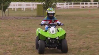 MXTV Bike Review  Kawasaki KFX90 [upl. by Buke]