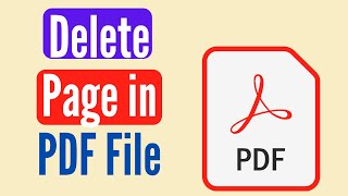 How to Delete Page in PDF File  How to Remove Pages from a PDF File 2024 [upl. by Neelrac353]