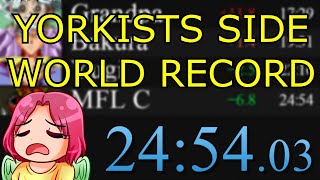 YuGiOh Duelists of the Roses Yorkists Speedrun in 2454 WORLD RECORD [upl. by Einahpad]