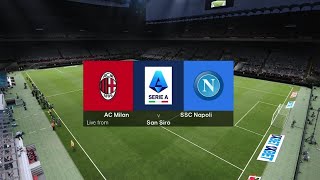 AC MILAN vs SSC NAPOLI  SERIE A TIM 202425  FULL MATCH amp GOALS [upl. by Adnihc]