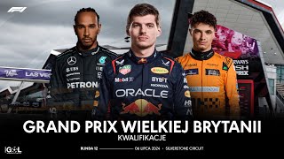 Formuła 1  GP Wielkiej Brytanii Kwalifikacje Na Żywo [upl. by Osugi]