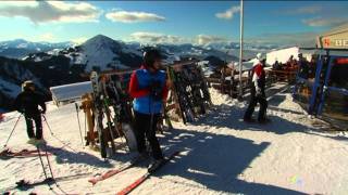 Der Bergdoktor Hans Sigl beim Skifahren [upl. by Airbma833]