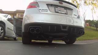 2016 wrx quotsptquot STI exhaust vs quotsptquot STI muffler delete [upl. by Greyson]