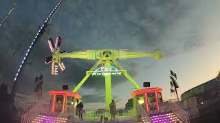 Abie Danters Air  Off Ride POV The Hoppings 2023 [upl. by Antonina]