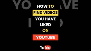 How Do I Find the Videos That I Have Liked on Youtube [upl. by Amoeji]