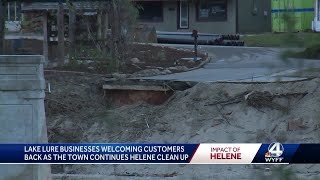 Lake Lure officials provide updates on clean up as businesses reopen [upl. by Territus]