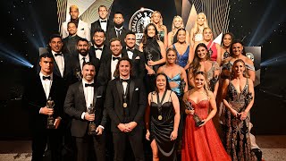 2022 Dally M NRL and NRLW Teams of the Year  Dally M Awards [upl. by Ynohtnaleahcim]