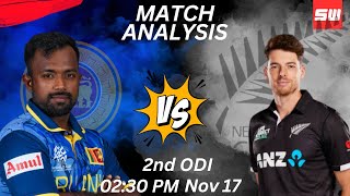 Dream 11 Match Analysis of Sri Lanka vs New Zealand 2nd ODI  slvsnz ODI cricket [upl. by Trevah]