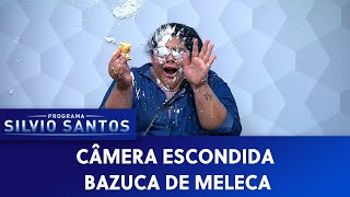 Bazuca de Meleca  Slime Bazooka Prank  Câmeras Escondidas 241021 [upl. by Eiramait]