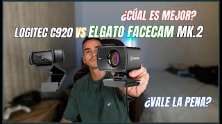 Logitec c920 vs Elgato facecam mk2 Cúal es mejor [upl. by Arette777]